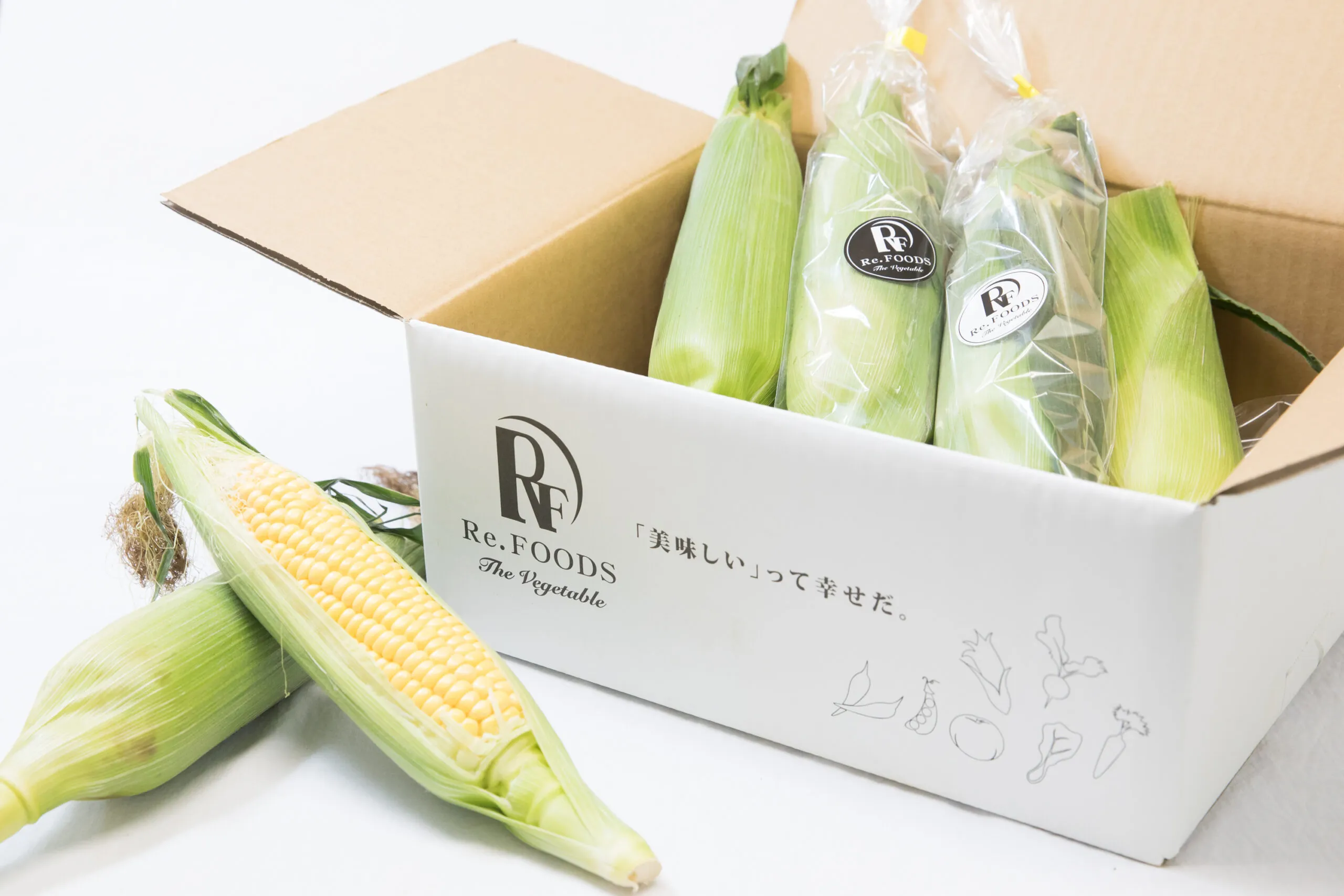 ２色もろこし８本